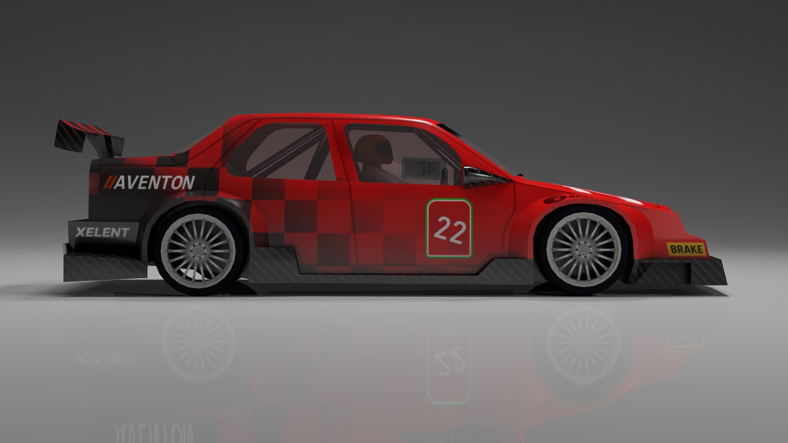 Side view of 155 DTM