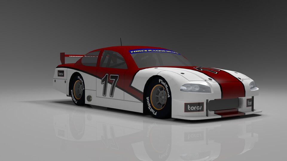 Front three-quarter view of Car 1 Stock 1