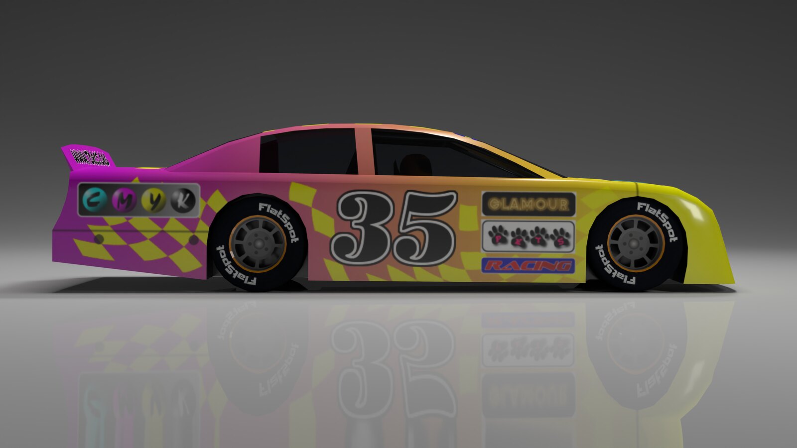 Side view of Car 1 Stock 2