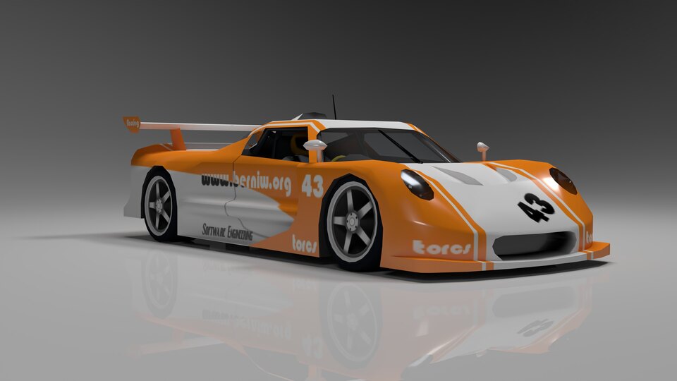 Front three-quarter view of Car 3 TRB1
